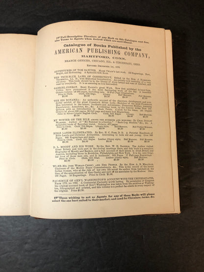 Tom Sawyer - Mark Twain - First Edition - Very Scarce - 1876