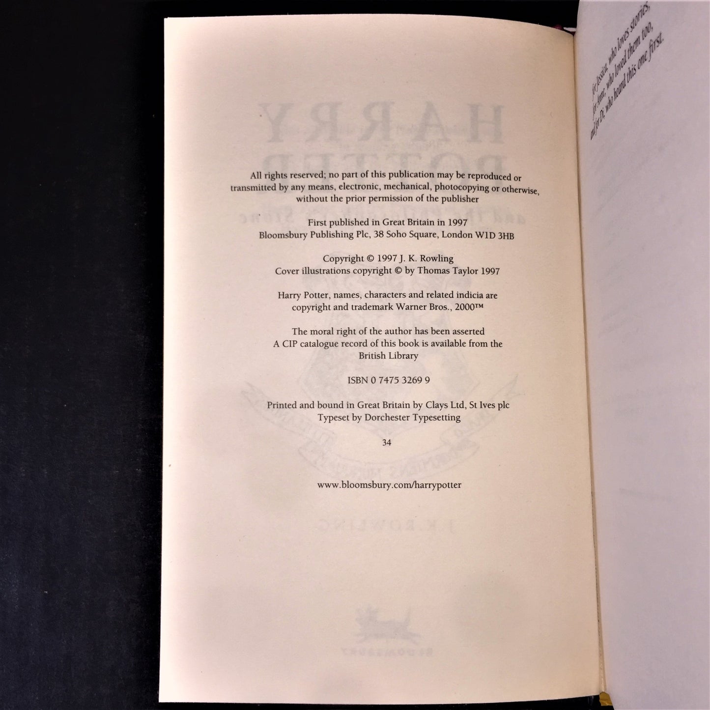 Harry Potter Box Set - UK Edition - 5 Volume Set - J. K. Rowling - 2003