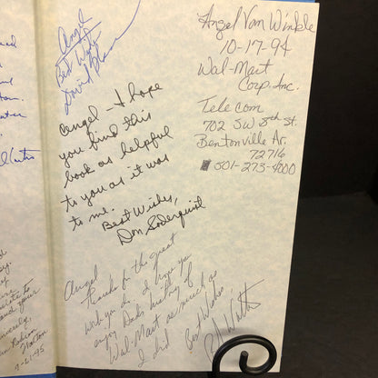 Sam Walton: Made in America - Sam Walton with John Huey - Signed 4x - 1992