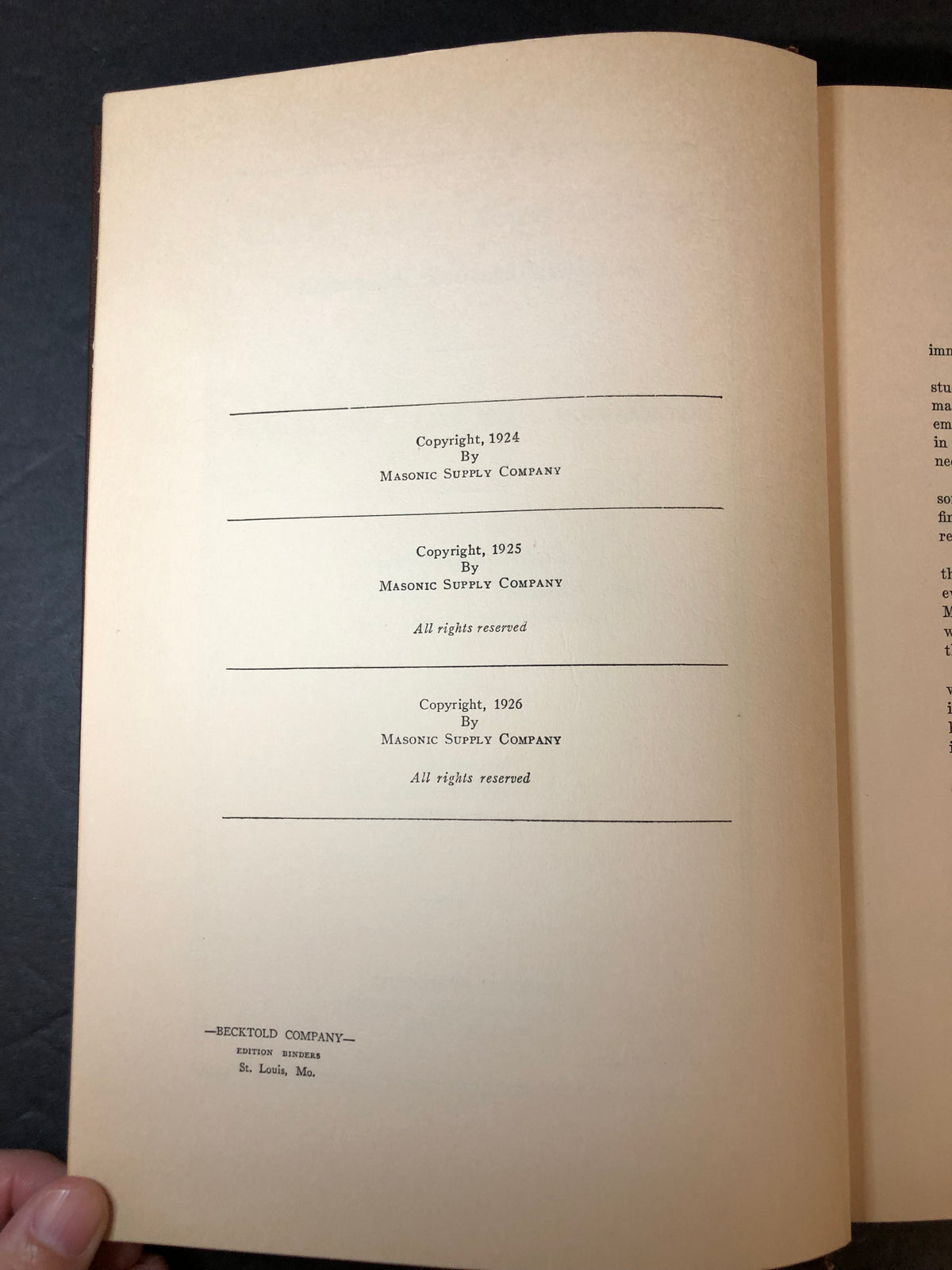 Masonry Defined - Dr. Albert G. Mackey - 1926