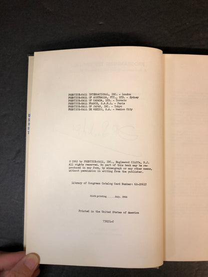 Programming the IBM 1401 - James A. Saxon and William S. Plette - 1964