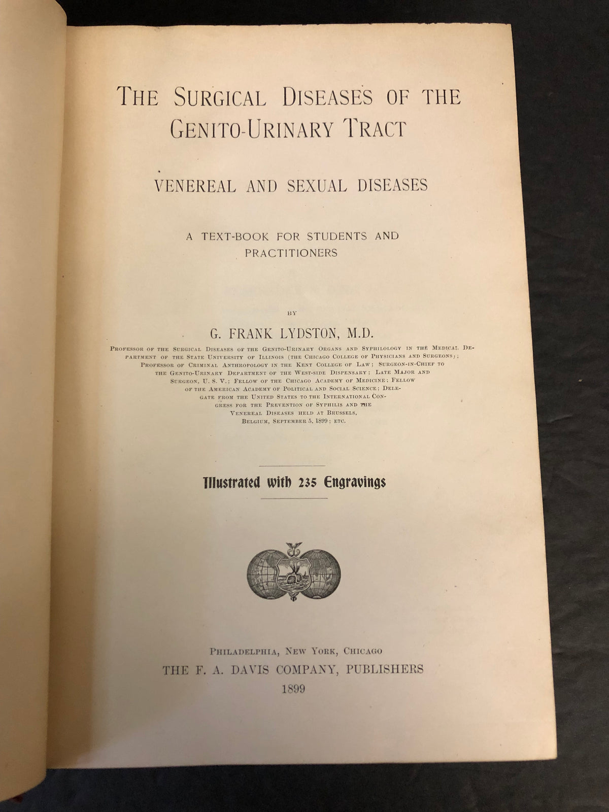 The Surgical Diseases of the Genito-Urinary Tract - G. Frank Lydston - 1899