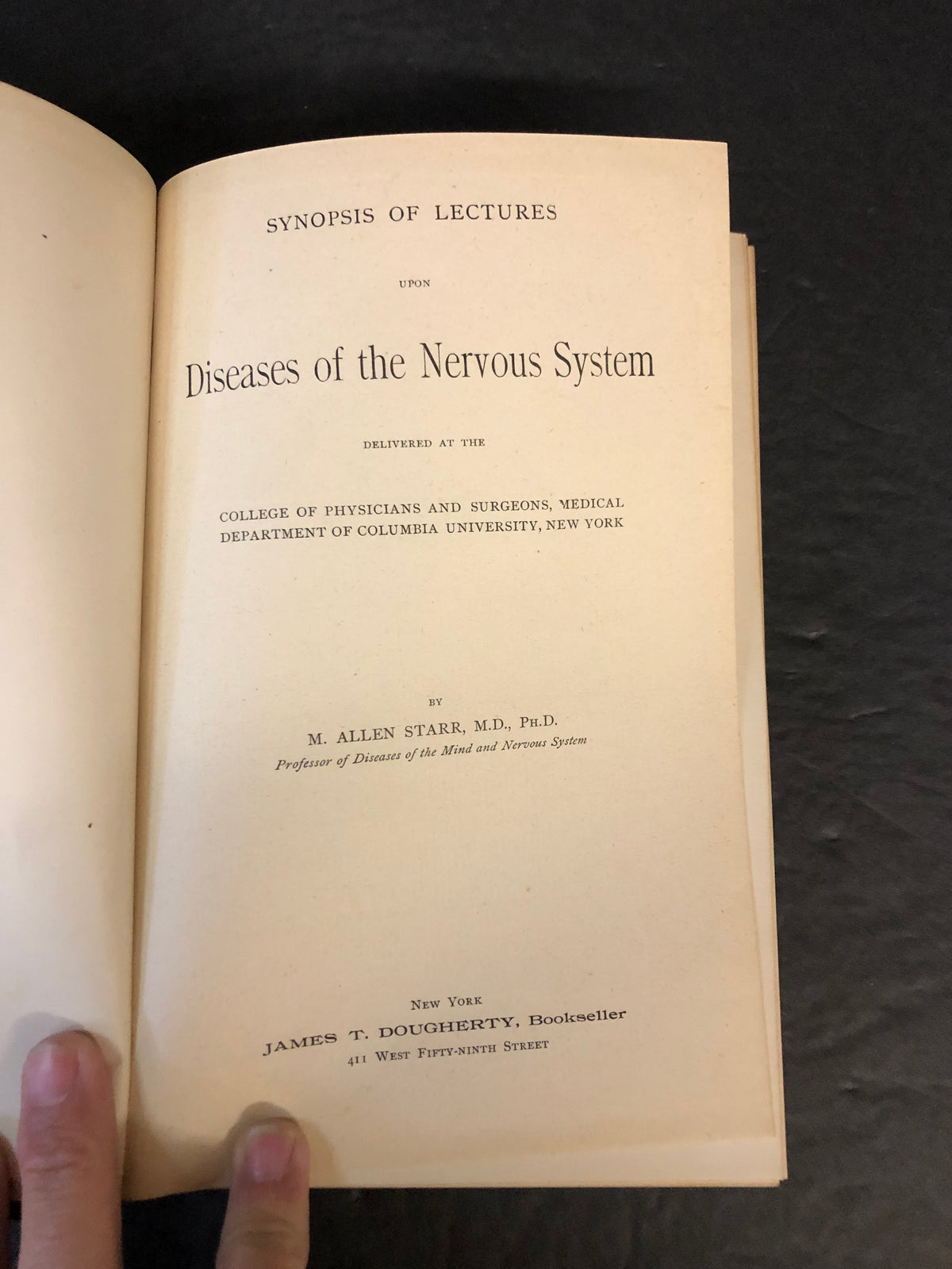 Diseases of the Nervous System - M. Allen Starr - 1898