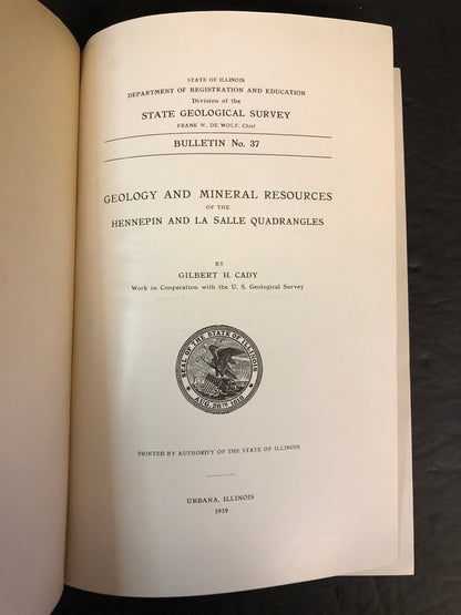 Geology and Mineral Resources - Gilbert H. Cady - 1919