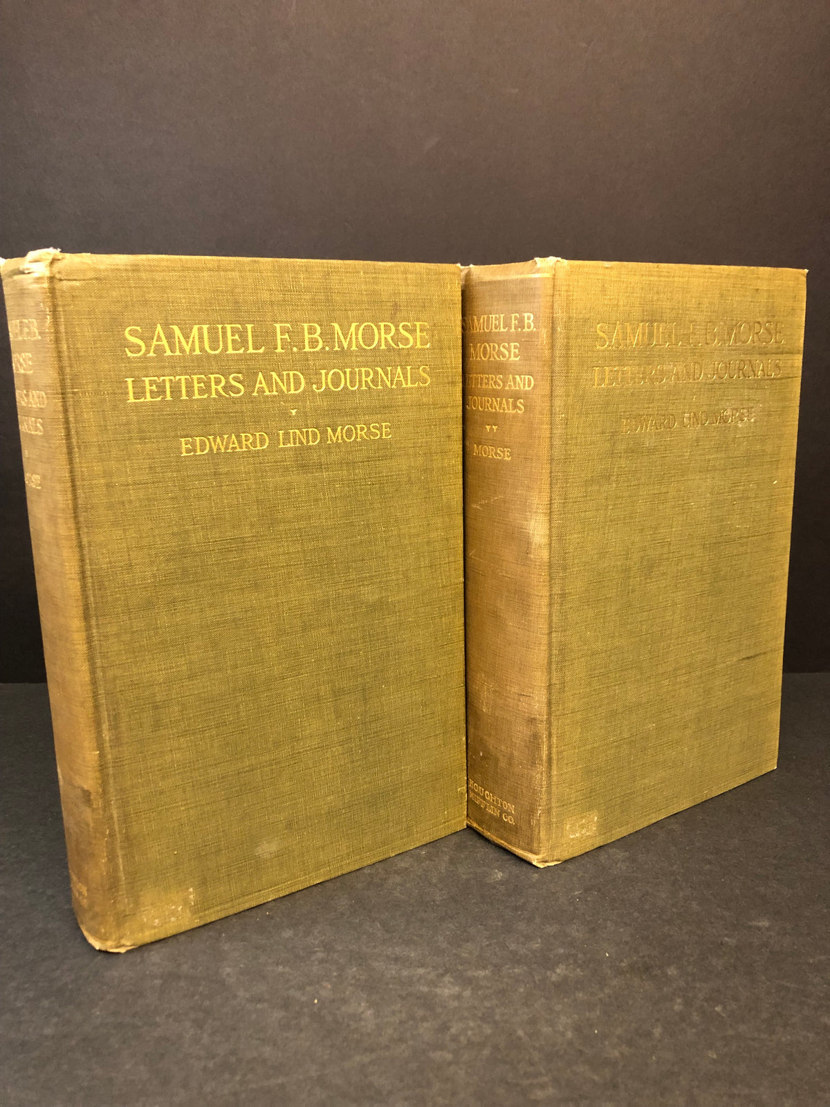 Samuel F.B. Morse Letters and Journals - Edward Lind Morse - 2 Volumes - 1914