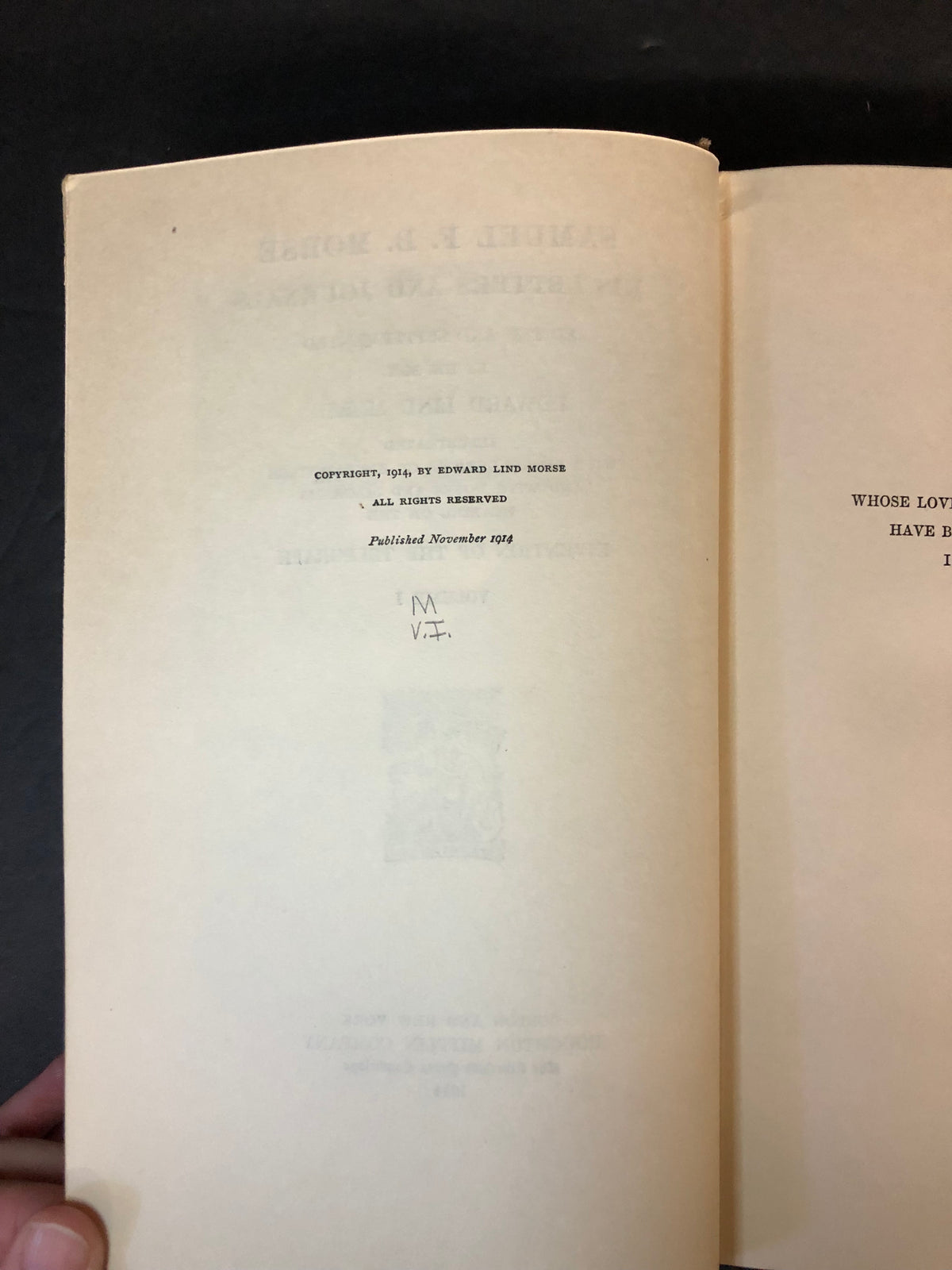 Samuel F.B. Morse Letters and Journals - Edward Lind Morse - 2 Volumes - 1914