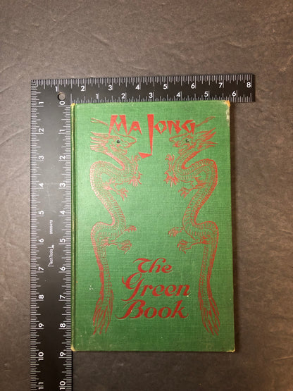 The Green Book of Rules and Regulations for Ma-Jong - Ralph J.F. Gerstle - 1923