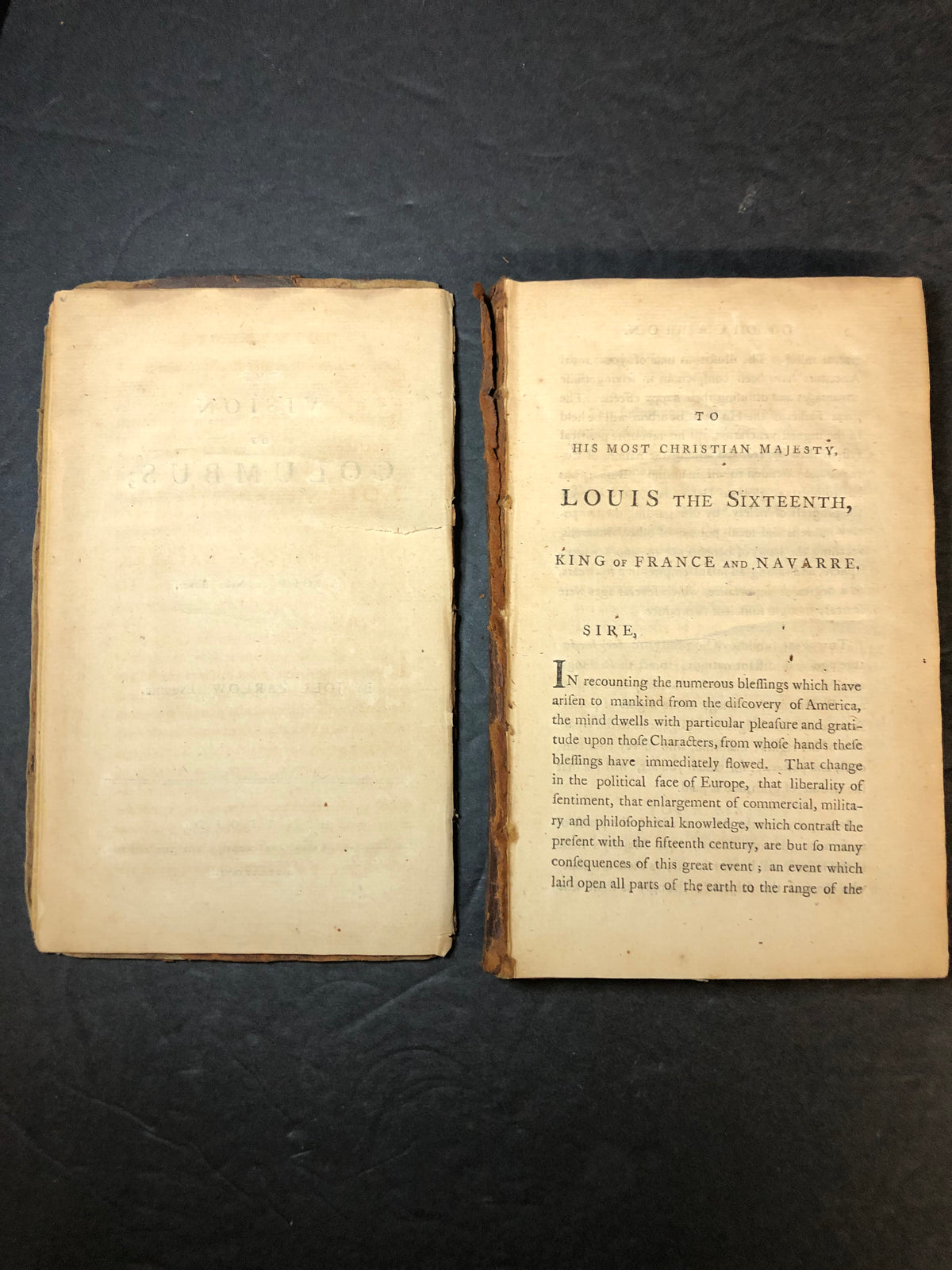 The Vision of Columbus - Joel Barlow - Scarce - 1787