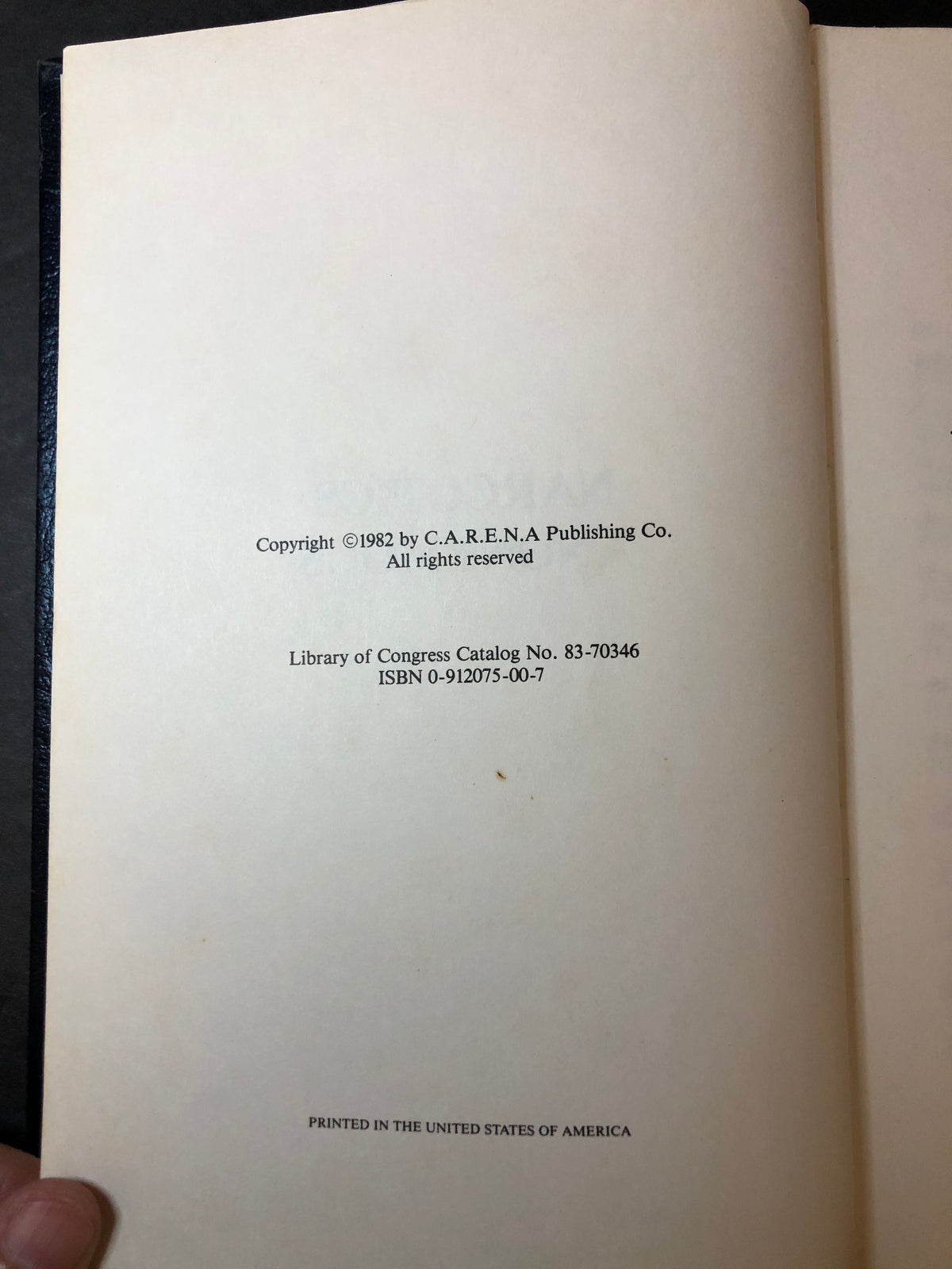 Narcotics Anonymous - A.A. World - Second Edition - 1982
