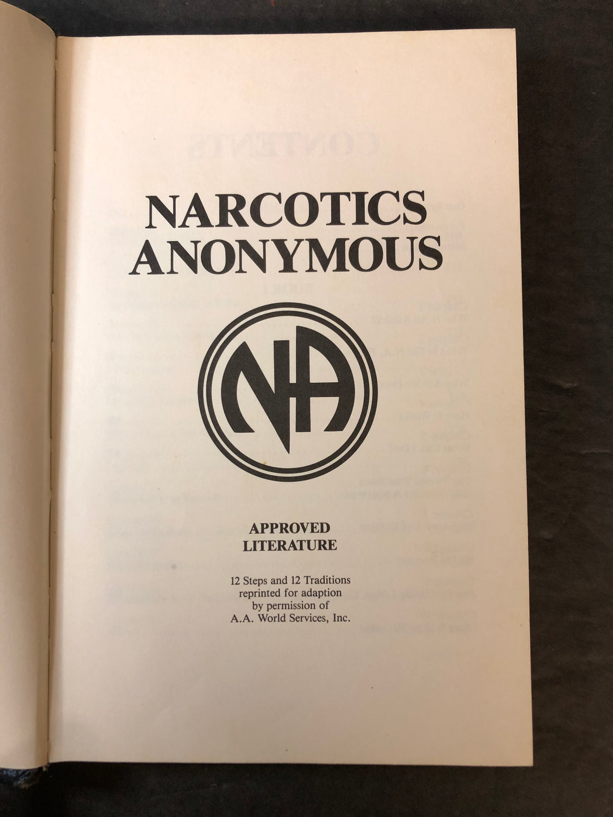 Narcotics Anonymous - A.A. World - Second Edition - 1982