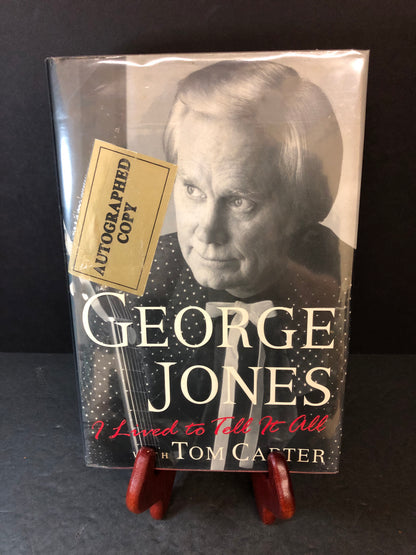 I Lived to Tell it All - George Jones with Tom Carter - Signed - 1996