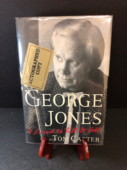 I Lived to Tell it All - George Jones with Tom Carter - Signed - 1996
