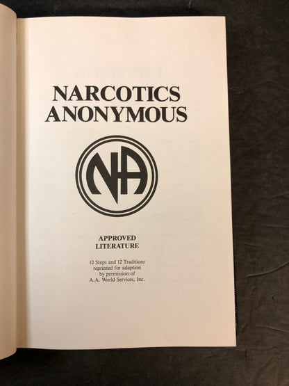 Narcotics Anonymous - A.A. World Services - Third Edition - Second Print - 1985