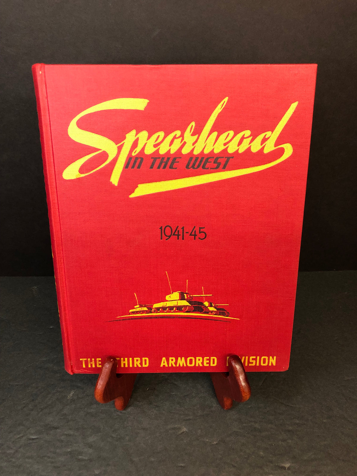 Spearhead in the West - The Third Armored Division - Scarce in Dust Jacket - 1945