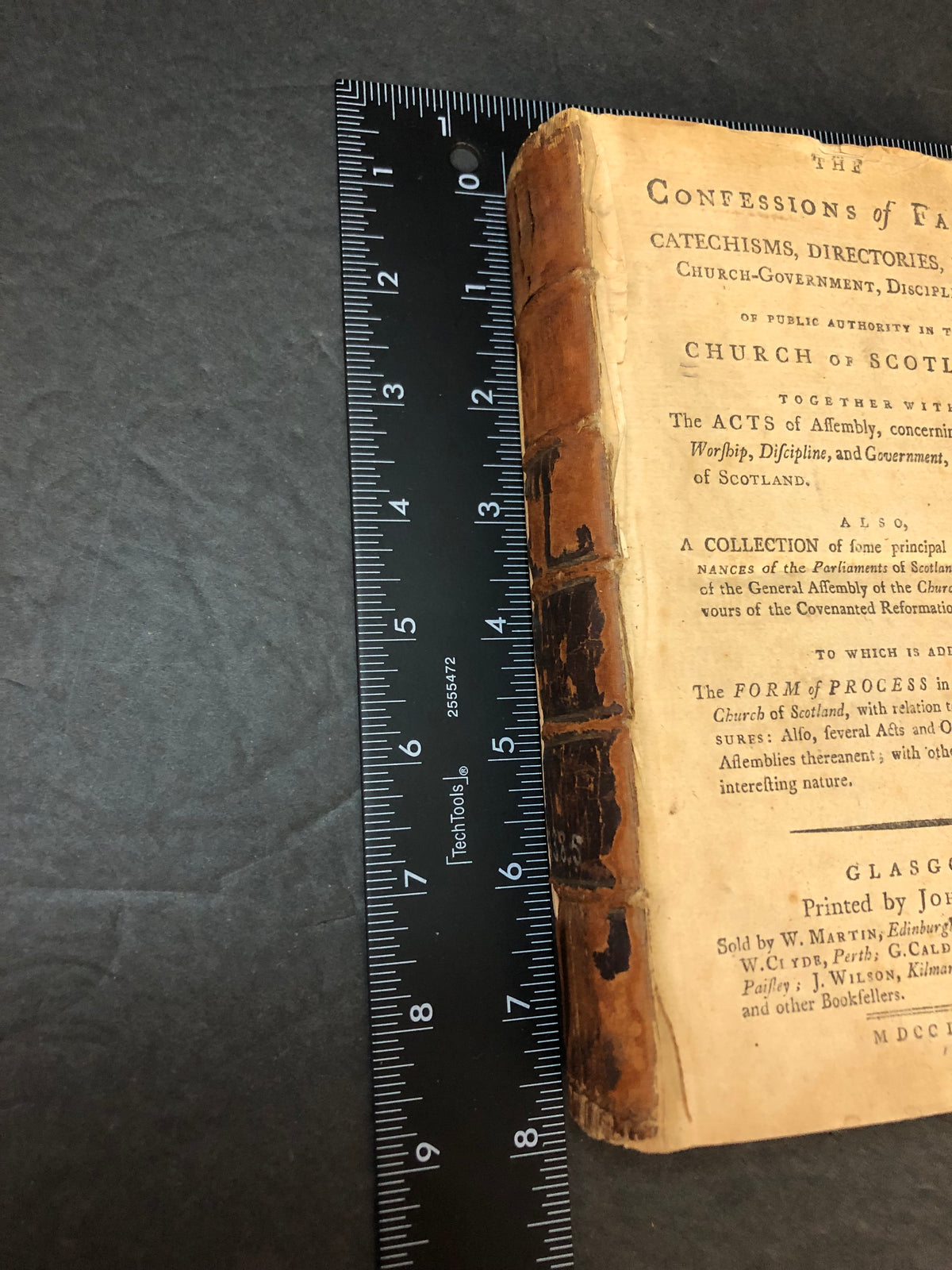 The Confessions of Faith - John Bryce - Scarce - First Edition - 1785