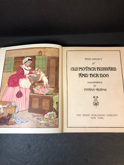 The Beautiful Book of Nursery Rhymes - Frank Adams - Scarce - 60 Color Plates - 1920