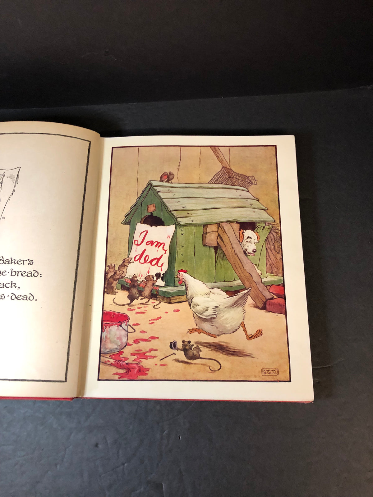 The Beautiful Book of Nursery Rhymes - Frank Adams - Scarce - 60 Color Plates - 1920