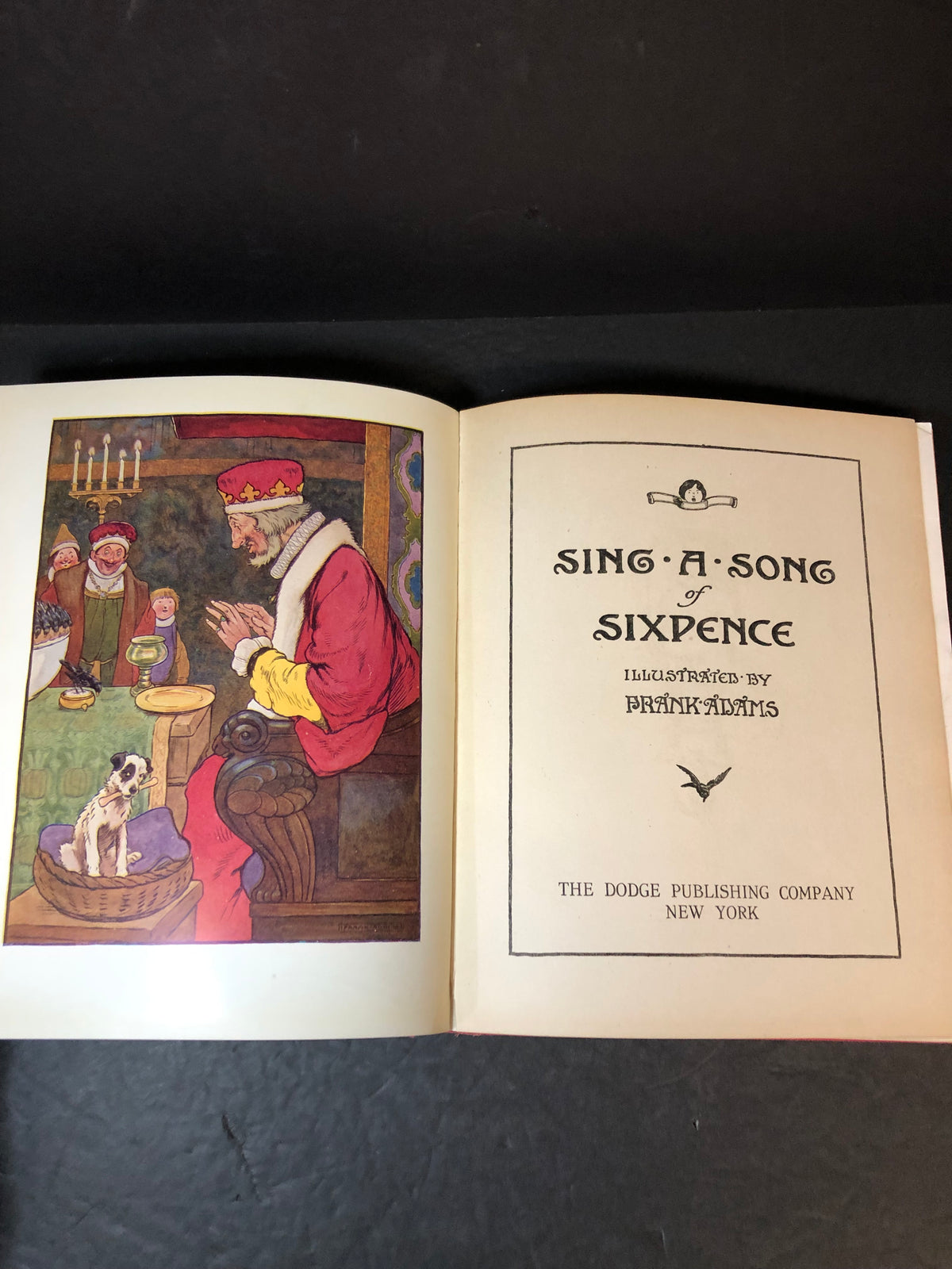 The Beautiful Book of Nursery Rhymes - Frank Adams - Scarce - 60 Color Plates - 1920