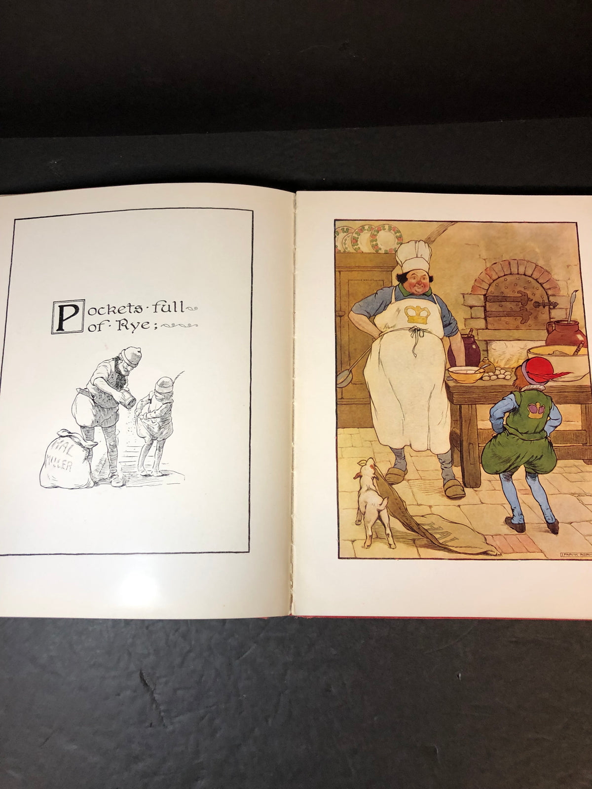 The Beautiful Book of Nursery Rhymes - Frank Adams - Scarce - 60 Color Plates - 1920