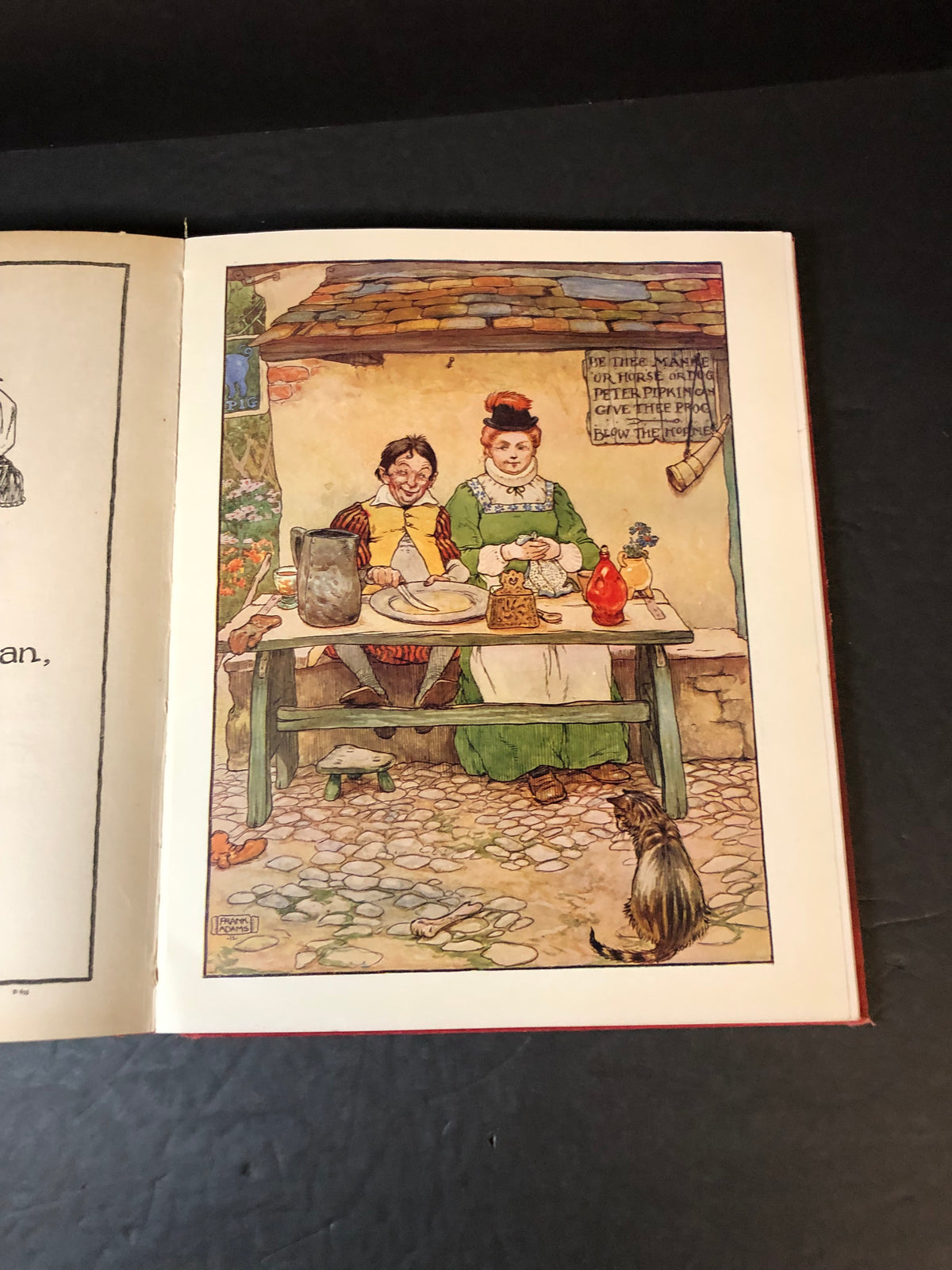 The Beautiful Book of Nursery Rhymes - Frank Adams - Scarce - 60 Color Plates - 1920
