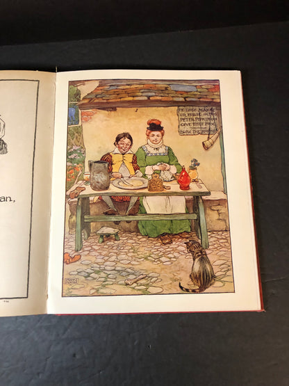 The Beautiful Book of Nursery Rhymes - Frank Adams - Scarce - 60 Color Plates - 1920