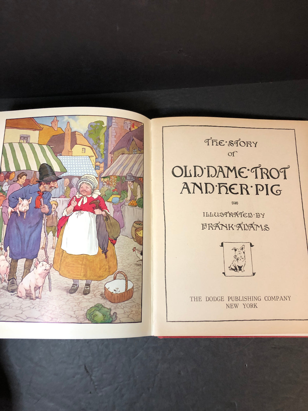 The Beautiful Book of Nursery Rhymes - Frank Adams - Scarce - 60 Color Plates - 1920
