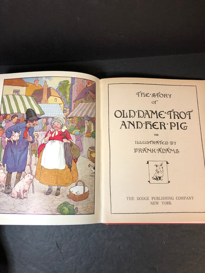 The Beautiful Book of Nursery Rhymes - Frank Adams - Scarce - 60 Color Plates - 1920