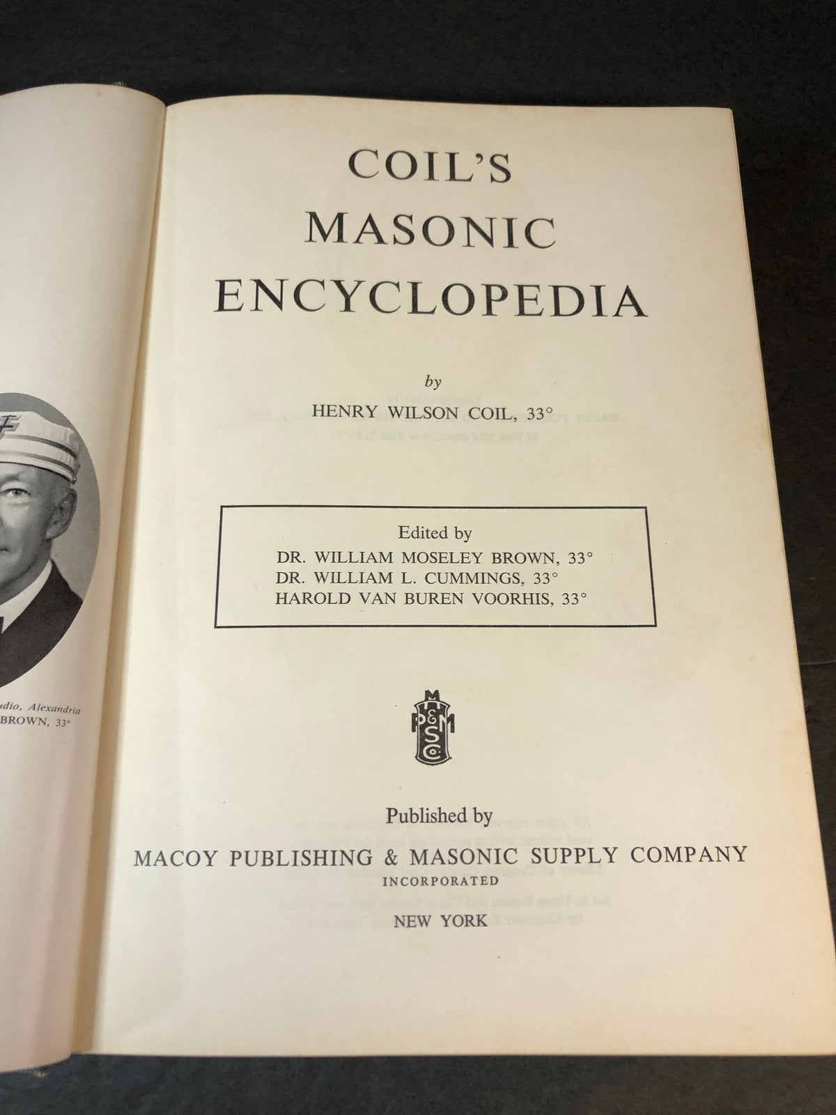 Coil's Masonic Encyclopedia - Henry Wilson Coil - 1961