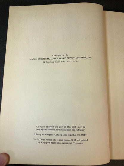 Coil's Masonic Encyclopedia - Henry Wilson Coil - 1961