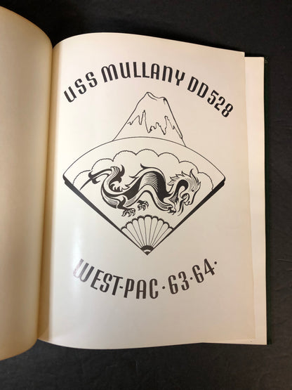 Far East Cruise USS Mullany DD 528 - USS Mullany Cruise Book Staff - Scarce - 1964