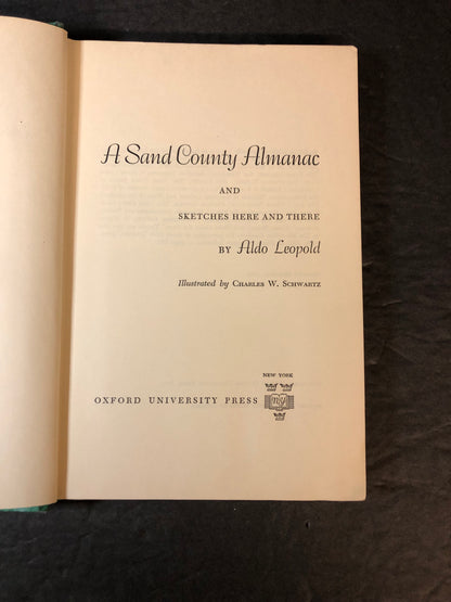A Sand County Almanac - Aldo Leopold - 7th Print - Ex Library - 1964