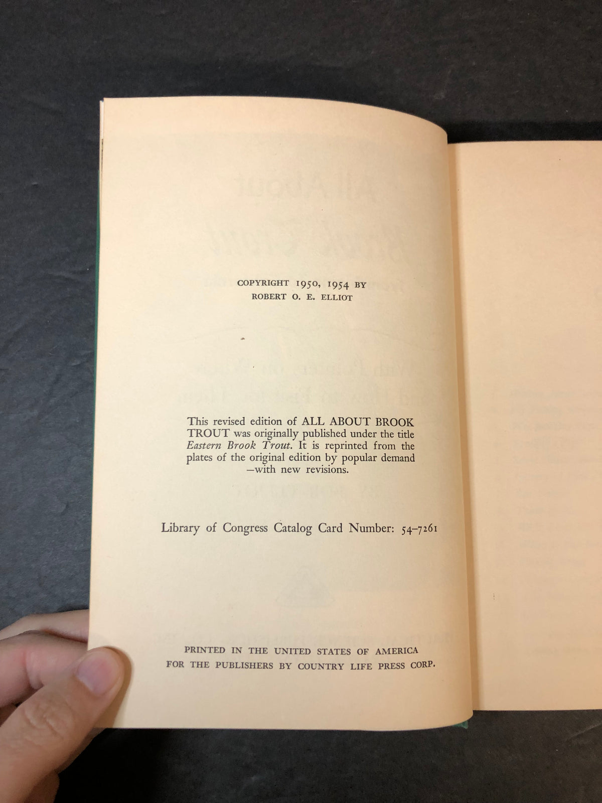 All About Brook Trout - Bob Elliot - 1954