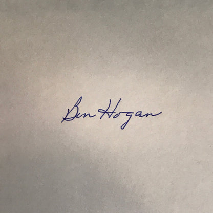 Ben Hogan's Five Lessons - Ben Hogan and Herbert Warren Wind - Signed - Early Print - 1957