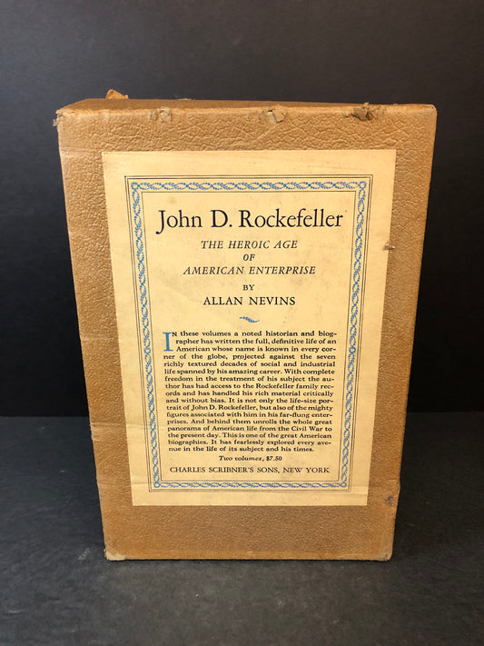 John D. Rockefeller - Allan Nevins - Signed - 1940