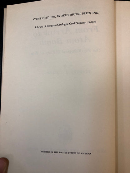 From Arrow to Atom Bomb - Stanton A. Coblentz - First Edition - 1952