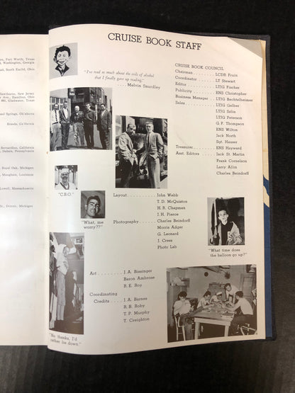 55-56 Far Eastern Cruise CVG-5 - Cruise Book Staff - 1956