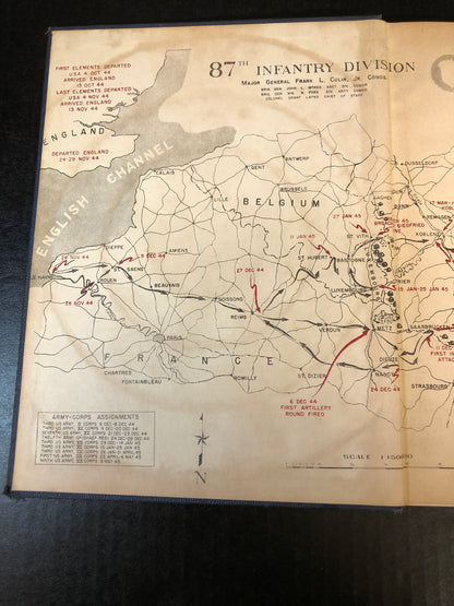 An Historical and Pictorial Record of 87th Infantry Division in World War II - 345th Infantry, 87th Division - 1946