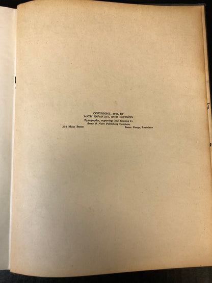 An Historical and Pictorial Record of 87th Infantry Division in World War II - 345th Infantry, 87th Division - 1946
