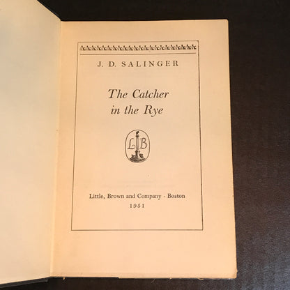 The Catcher in the Rye - J. D. Salinger - Tenth Print - 1951
