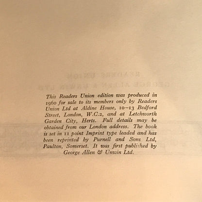 The Lord of the Rings - J. R. R. Tolkien - Readers Union Edition - 1960