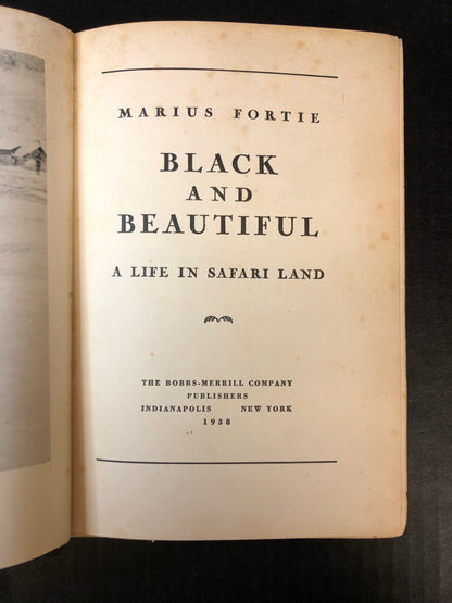 Black and Beautiful - Marius Fortie - 1938
