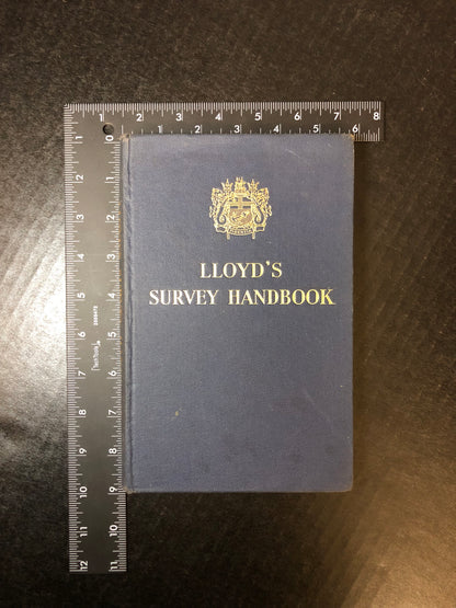 Lloyd's Survey Handbook - The Controller of Agencies Lloyd's - 1956