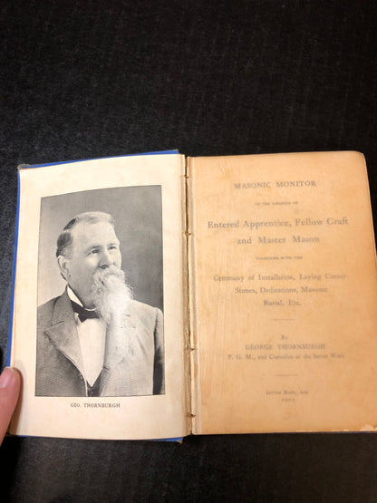 Masonic Monitor - George Thornburgh - 1903