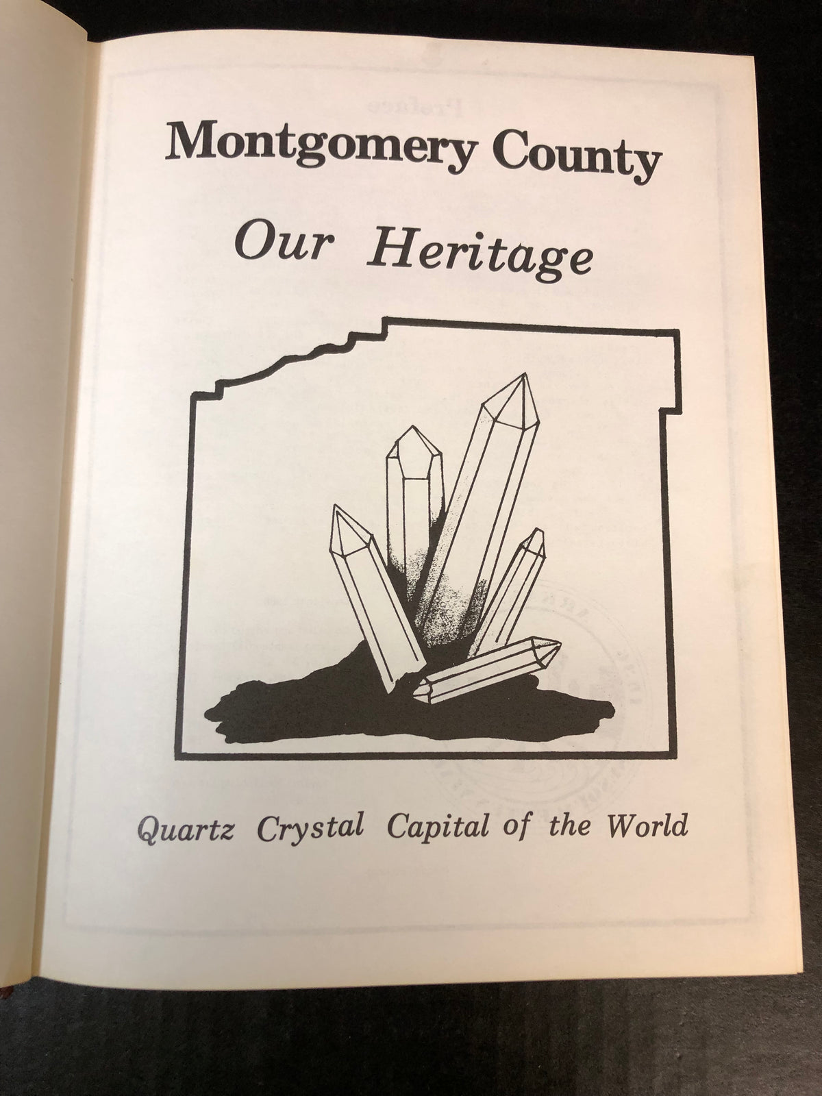 Montgomery County: Our Heritage - Sesquicentennial Committee - 1986