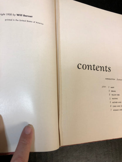 The Paintings of Will Barnet - James T. Farrell - Inscribed by Artist - 1950