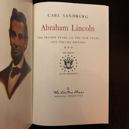 Abraham Lincoln - Easton Press - Carl Sandburg - 1970