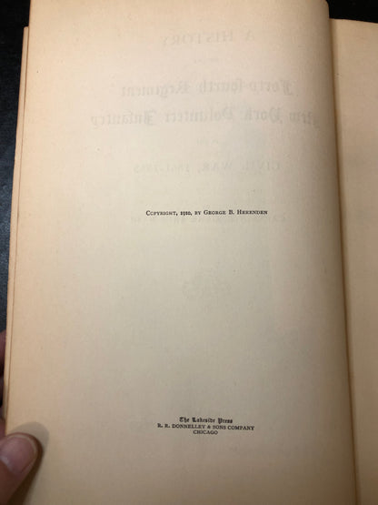 A History of the Forty-Fourth Regiment New York Volunteer Infantry - Captain Eugene Arus Nash - 1911