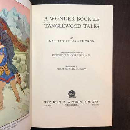 A Wonder Book and Tanglewood Tales - Nathaniel Hawthorne - 1930