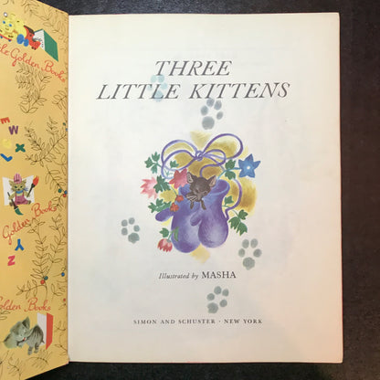 Three Little Kittens - Simon and Schuster - A Print - 1942