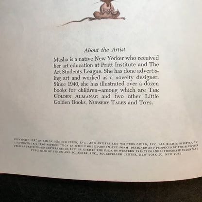 Three Little Kittens - Simon and Schuster - A Print - 1942